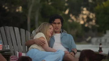 Light Blue shirt worn by Joe Yoo (Charles Melton) as seen in May December