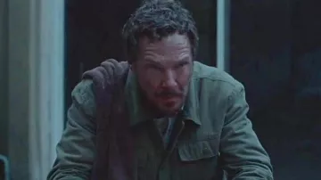 Military jacket worn by Benedict Cumberbatch in The End We Start From movie