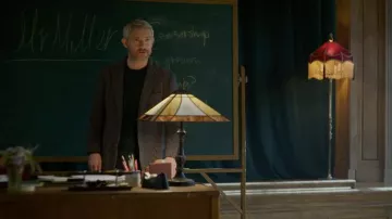 Tweed blazer jacket worn by Jonathan Miller (Martin Freeman) as seen in Miller's Girl movie