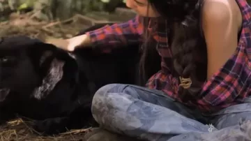 La chemise à carreaux portée par Autumn Edison (Lumi Pollack) dans le film Le Dernier Jaguar