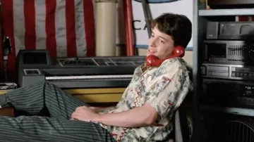 Hawaiian printed shirt worn by Ferris Bueller (Matthew Broderick) as seen in Ferris Bueller's Day Off movie
