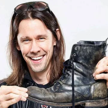 Bottes en cuir de Myles Kennedy sur le compte Instagram de @myleskennedy.army