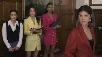 Earrings worn by Claire (Marisa Tomei) as seen in Upgraded movie wardrobe