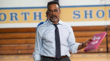 Printed tie worn by Mr. Duvall (Tim Meadows) as seen in Mean Girls movie wardrobe