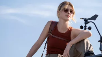 Gafas de sol de aviador usadas por Kate Cooper (Daisy Edgar-Jones) como se ve en la película Twisters