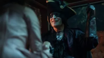 Gants en cuir portés par Dick Turpin (Noel Fielding) dans The Complete-Up-Up Adventures of Dick Turpin (Saison 1 Épisode 1)