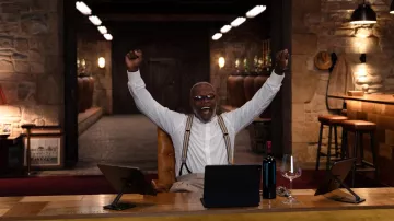 Suspenders worn by Alfred Solomon (Samuel L. Jackson) as seen in Argylle