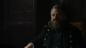 Military uniform worn by Detective Lafayette Baker (Patton Oswalt) as seen in Manhunt (S01E03)