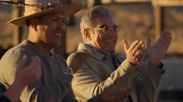 Transparent eyeglasses worn by Eugene Levy in The Reluctant Traveler with Eugene Levy (Season 1 Episode 4) - Utah