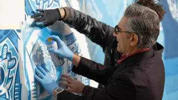 Steel watch worn by Eugene Levy as seen in The Reluctant Traveler with Eugene Levy (Season 1 Episode 7) - Lisbon