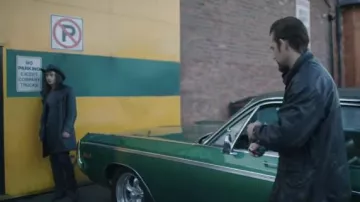 Leather coat worn by Mike (Rory Culkin) as seen in 5lbs of Pressure