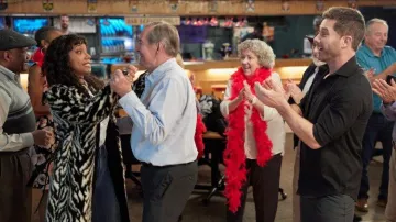 Zebra Print Coat worn by Hadley (Lyndie Greenwood) in CrimeTime: Freefall