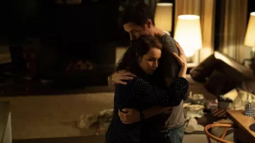 Polka Dots Dress worn by Jo Ericsson (Noomi Rapace) as seen in Constellation (S01E04)