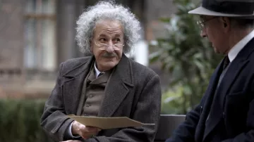 Lunettes en acier portées par Albert Einstein (Geoffrey Rush) dans Genius (S01E10)