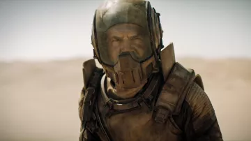 Helmet worn by Gurney Halleck (Josh Brolin) as seen in Dune: Part Two