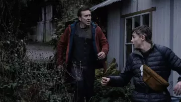 Down jacket worn by Joseph (Jaeden Lieberher) as seen in Arcadian movie