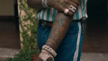 Jeans portés par Quavo dans le clip de Narcos par Migos