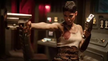 Leather Belt worn by Kora (Sofia Boutella) as seen in Rebel Moon - Part Two: The Scargiver