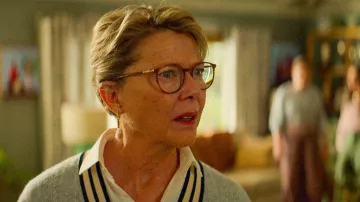Eyeglasses worn by Joy Delaney (Annette Bening) in Apples Never Fall TV series (Season 1 Episode 6)