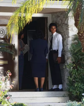 Leather shoes worn by Jaafar Jackson on the set of Michael movie