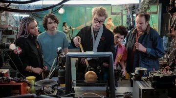 Veste en jean de Ray Stantz (Dan Aykroyd) vue dans la garde-robe du film Ghostbusters : Frozen Empire