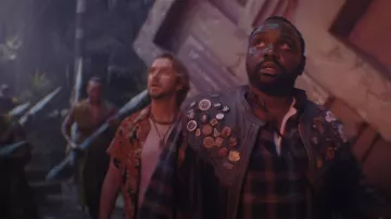 Fringe Leather Jacket worn by Bernie Hayes (Brian Tyree Henry) as seen in Godzilla x Kong: The New Empire