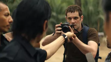 The Sony camera used by Martin (Félix Moati) in the film The Green Promise
