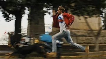 Printed White T-shirt worn by Colt Seavers (Ryan Gosling) as seen in The Fall Guy