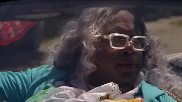 Transparent eyeglasses worn by Taylor Pharry (Kevin Daniels) as seen in Not Another Church Movie