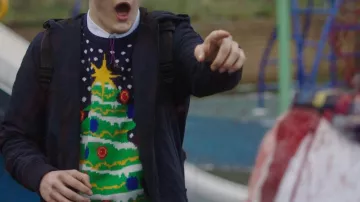 Pull de Noël de John (Malcolm Cumming) dans Anna et l’Apocalypse