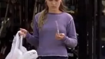 Purple Long Sleeve Shirt worn by Kat Stratford (Julia Stiles) in 10 Things I Hate About You