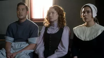 Atuendos de Quantum Leap: Raymond Lee lleva un vestido puritano para interpretar al Dr. Ben Song en el episodio 7 de la temporada 2