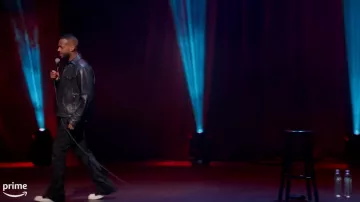 Marlon Wayans: Good Grief Outfits: Black and White Sneakers worn by Marlon Wayans at the iconic Apollo Theater