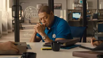Clipped TV series outfits: Laurence Fishburne is wearing Steel Watch to play in the season 1