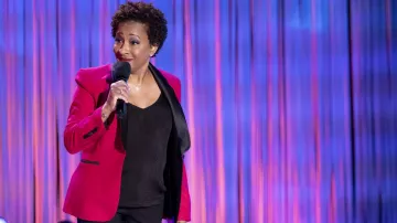 Wanda Sykes Outfits: Red Blazer worn in Outstanding: A Comedy Revolution movie