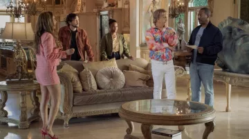 Beverly Hills Cop: Axel F - Outfits: White Belt with "H" Buckle worn by Serge (Bronson Pinchot) in the movie