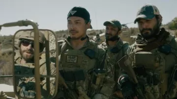 Guy Ritchie's The Covenant Outfits: Joshua Jung alias JJ (Jason Wong) is wearing PHG Cap in the movie