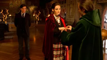 Ruby Red Movie Wardrobe: Gwendolyn Shepherd (Maria Ehrich) is wearing Plaid Tartan Skirt in the movie