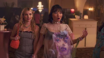 Space Cadet Movie Wardrobe: Pikes Orange Bag worn by Rex Simpson (Emma Roberts)