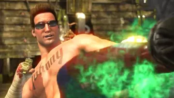 The sunglasses Johnny Cage wears in gamevideo Mortal Kombat X