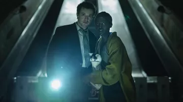 A Quiet Place: Day One - Wardrobe: Samira (Lupita Nyong'o) wears Yellow cardigan jacket in the movie