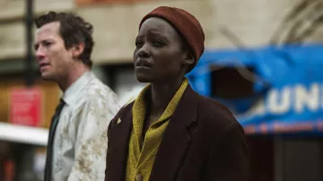 A Quiet Place: Day One - Wardrobe: Lupita Nyong'o is wearing Brown beanie to play Samira in the movie