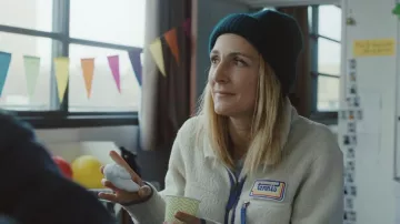 Chamouxland's looks: Camille Chamoux wears a Tennis fleece jacket