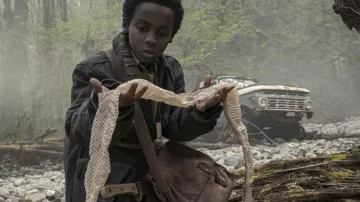 Never Let Go Movie Outfits: Samuel (Anthony B. Jenkins) uses Brown messenger bag