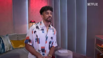 Love Is Blind TV show wardrobe: Ramses Prashad is wearing Printed shirt in season 7 in
