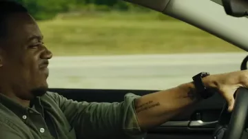 Amber Alert Movie Outfits: Shane (Tyler James Williams) is wearing Black Digital Watch driving his car