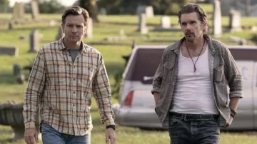 Tenues du film Raymond & Ray : Ewan McGregor porte une chemise en flanelle à carreaux pour jouer Raymond