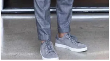 Blueish Grey Sneakers as seen on a blog spot