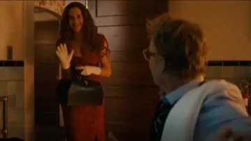Red Dress worn by Rosemary Wellington (Mira Sorvino) in Shining Vale (S02E08)
