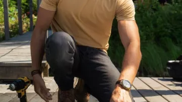 Wrist watch of Cal Jones (Chad Michael Murray) in Sullivan's Crossing